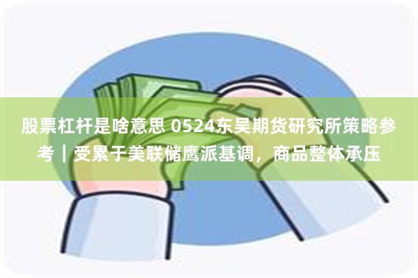 股票杠杆是啥意思 0524东吴期货研究所策略参考｜受累于美联储鹰派基调，商品整体承压